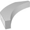 Ekena Millwork 4-in. W x 24-in. D x 28-in. H Thorton Architectural Grade PVC Knee Brace BRCP04X24X28THR - alternate 3